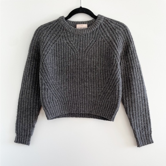 Aritzia Sweaters - Sunday Best Cropped Sweater (Grey)